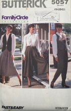 Load image into Gallery viewer, 1990 Vintage Sewing Pattern: Butterick 5057