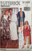 Load image into Gallery viewer, 1999 Vintage Sewing Pattern: Butterick 5189