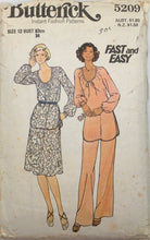 Load image into Gallery viewer, 1970's Vintage Sewing Pattern: Butterick 5209