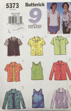 Load image into Gallery viewer, 2001 Sewing Pattern: Butterick 5373