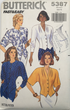 Load image into Gallery viewer, 1991 Vintage Sewing Pattern: Butterick  5387