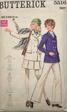 Load image into Gallery viewer, 1969 Vintage Sewing Pattern: Butterick 5516