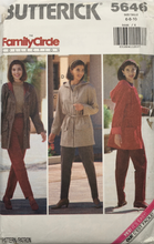 Load image into Gallery viewer, 1991 Vintage Sewing Pattern: Butterick 5646