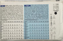 Load image into Gallery viewer, 1991 Vintage Sewing Pattern: Butterick 5646