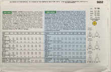 Load image into Gallery viewer, 1990’s Vintage Sewing Pattern: Butterick 5652