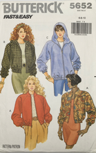 Load image into Gallery viewer, 1990’s Vintage Sewing Pattern: Butterick 5652