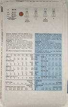 Load image into Gallery viewer, 1987 Vintage Sewing Pattern: Butterick 5667