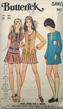 Load image into Gallery viewer, 1970's Vintage Sewing Pattern: Butterick 5867