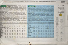 Load image into Gallery viewer, 1992 Vintage Sewing Pattern: Butterick 6066