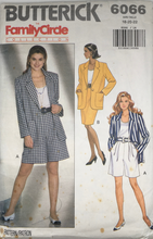 Load image into Gallery viewer, 1992 Vintage Sewing Pattern: Butterick 6066