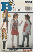 Load image into Gallery viewer, 1992 Vintage Sewing Pattern: Butterick 6362