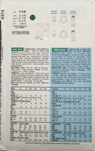 Load image into Gallery viewer, 1992 Vintage Sewing Pattern: Butterick 6374