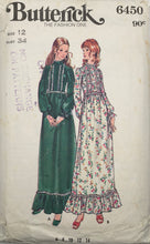 Load image into Gallery viewer, 1971 Vintage Sewing Pattern: Butterick 6450