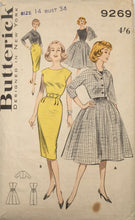 Load image into Gallery viewer, 1960's Vintage Sewing Pattern: Butterick 9269