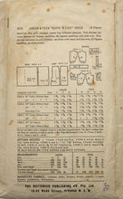 Load image into Gallery viewer, 1960's Vintage Sewing Pattern: Butterick 9279