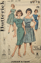 Load image into Gallery viewer, 1960's Vintage Sewing Pattern: Butterick 9279