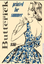 Load image into Gallery viewer, 1960 Vintage Sewing Pattern: Butterick 9366