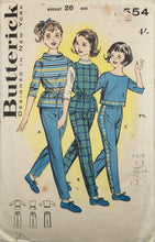 Load image into Gallery viewer, 1960's Vintage Sewing Pattern: Butterick 9554