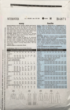 Load image into Gallery viewer, 2008  Sewing Pattern: Butterick B4871