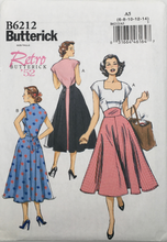 Load image into Gallery viewer, 1952 Reproduction Sewing Pattern: Butterick B6212