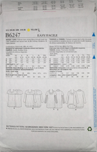 Load image into Gallery viewer, 2015 Sewing Pattern: Butterick B6347