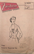 Load image into Gallery viewer, 1956 Vintage Sewing Pattern: Fashion Cut 4114
