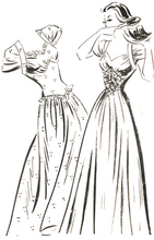 Load image into Gallery viewer, 1940's Vintage Sewing Pattern: Fashion Cut 4513
