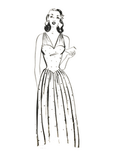 Load image into Gallery viewer, 1940's Vintage Sewing Pattern: Fashion Cut 4925