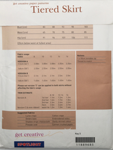 Load image into Gallery viewer, Vintage Sewing Pattern: Spotlight Tiered Skirt