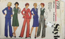Load image into Gallery viewer, 1977 Vintage Sewing Pattern: Style 1738