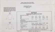 Load image into Gallery viewer, 1980's Vintage Sewing Pattern: Kwik Sew 1577