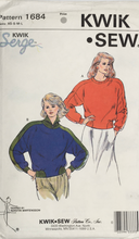 Load image into Gallery viewer, 1980's Vintage Sewing Pattern: Kwik Sew 1684