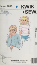 Load image into Gallery viewer, 1987 Vintage Sewing Pattern: Kwik Sew 1695