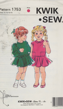 Load image into Gallery viewer, 1980's Vintage Sewing Pattern: Kwik Sew 1753