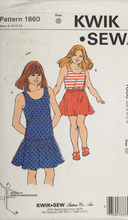 Load image into Gallery viewer, 1988 Vintage Sewing Pattern: Kwik Sew 1860