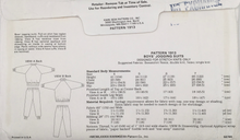Load image into Gallery viewer, 1980's Vintage Sewing Pattern: Kwik Sew 1913