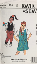 Load image into Gallery viewer, 1980's Vintage Sewing Pattern: Kwik Sew 1953