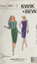 Load image into Gallery viewer, 1990's Vintage Sewing Pattern: Kwik Sew 1990
