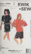 Load image into Gallery viewer, 1990's Vintage Sewing Pattern: Kwik Sew 2042