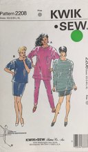 Load image into Gallery viewer, 1990's Vintage Sewing Pattern: Kwik Sew 2208