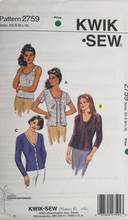 Load image into Gallery viewer, Vintage Sewing Pattern: Kwik Sew 2759