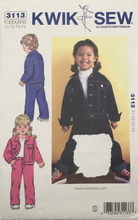 Load image into Gallery viewer, 1990’s Vintage Sewing Pattern: Kwik Sew 3113