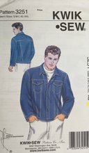 Load image into Gallery viewer, 1990's Sewing Pattern: Kwik Sew 3251