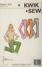 Load image into Gallery viewer, 1970's Vintage Sewing Pattern: Kwik Sew 415