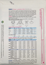 Load image into Gallery viewer, 2012 Sewing Pattern: Kwik Sew K2601