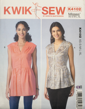 Load image into Gallery viewer, 2015 Sewing Pattern: Kwik Sew K4102
