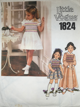 Load image into Gallery viewer, 1978 Vintage Sewing Pattern: Little Vogue 1824