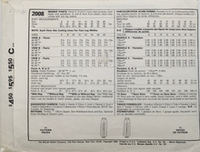 Load image into Gallery viewer, 1985 Vintage Sewing Pattern: McCalls 2008