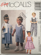 Load image into Gallery viewer, 1999 Vintage Sewing Pattern: McCalls 2033