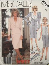 Load image into Gallery viewer, 1986 Vintage Sewing Pattern: McCalls 2319